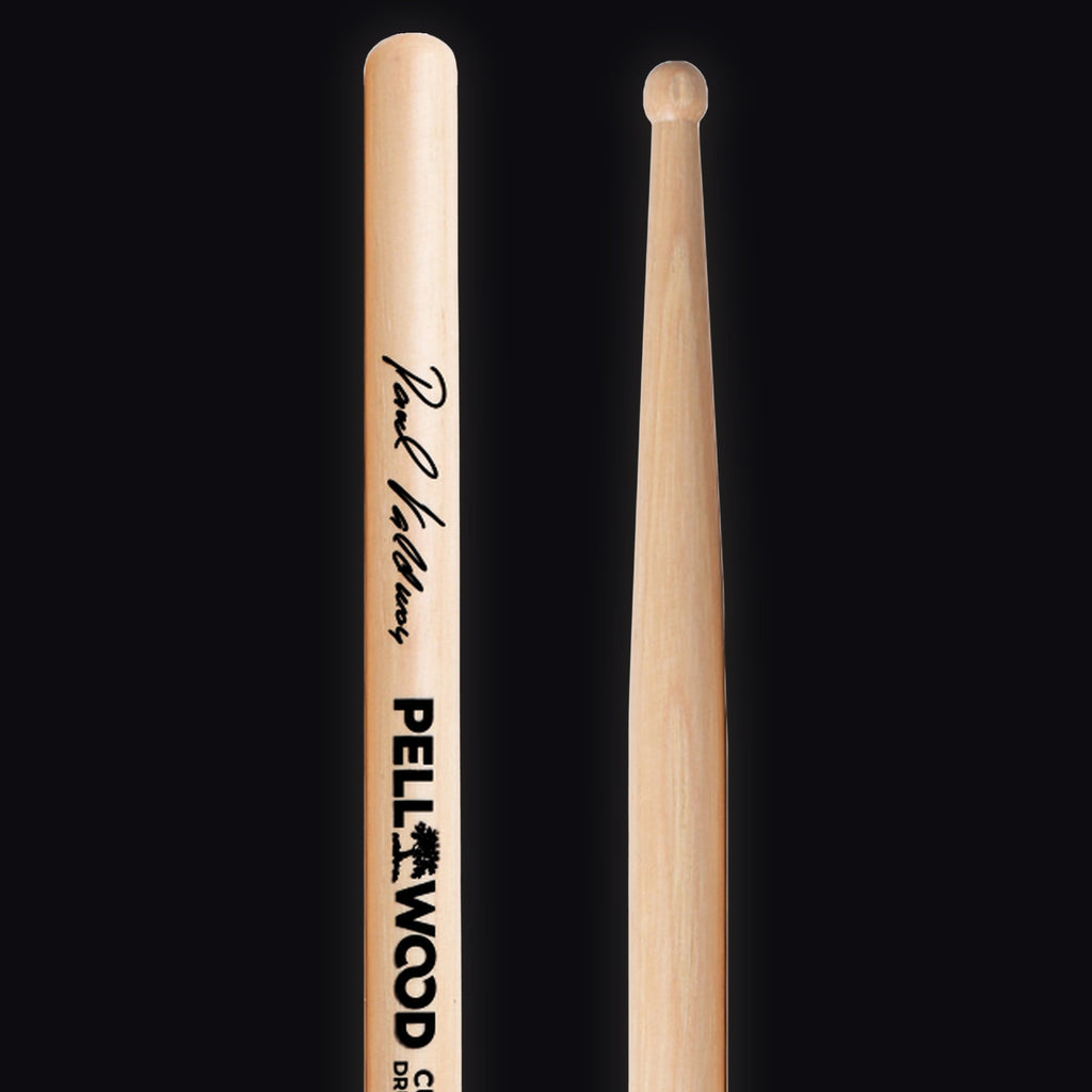 Pellwood Premium Pavel Valdman Signature Model drumsticks – butt end and tip
