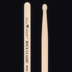 Pellwood Premium Rock Classic Medium drumsticks – butt end and tip