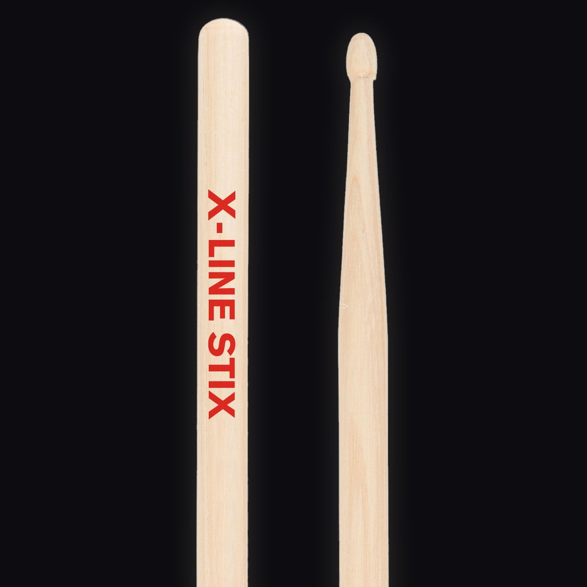 Pellwood X-Line 6A Universal drumsticks – butt end and tip