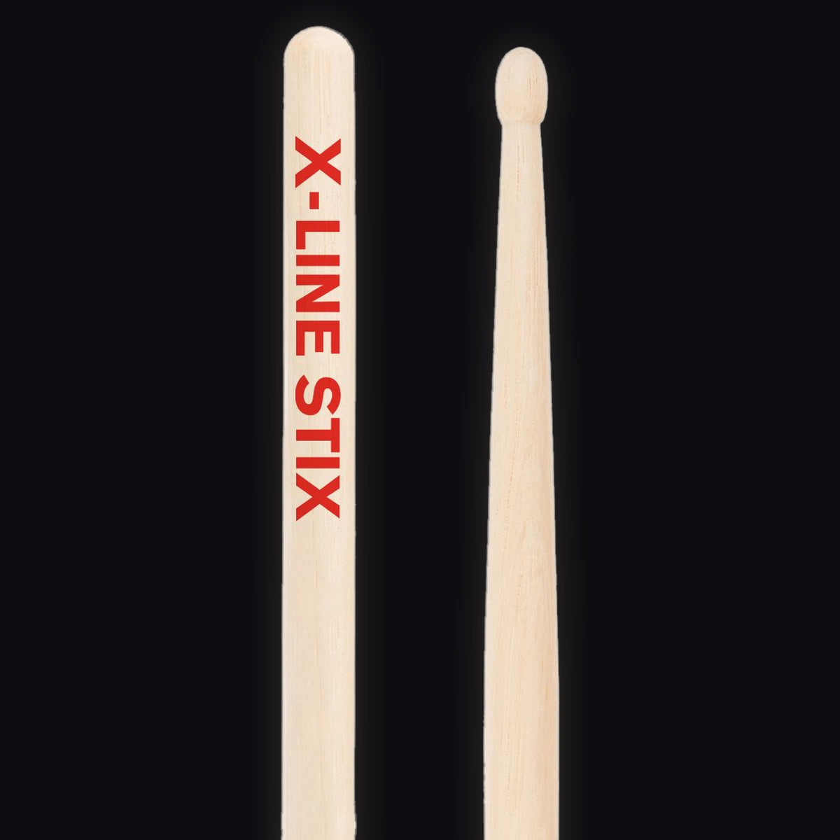 Pellwood X-Line Jazz Model drumsticks – butt end and tip