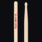 Pellwood X-Line Medium 5A drumsticks – butt end and tip